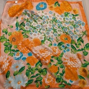 Silk square scarves